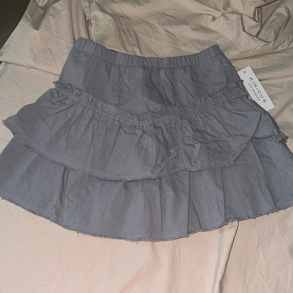 NWT Blue Ruffles Skirt